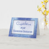Het Afstuderen van de techniek feliciteert met Bla Kaart (Gele Bloem)