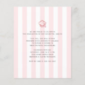 Het afstuderen van het de fotoroze glitter van de  (Achterkant)