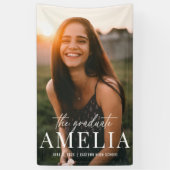 Het Afstuderen | Vetgedrukte naam Afstuderen Spandoek (Verticaal)