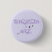 Het aftreden is Magic Pin Ronde Button 3,2 Cm (Voorkant)