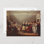 Het aftreden van George Washington Briefkaart (Voorkant / Achterkant)