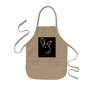 Het afwijzen van Rabbits Apron Kinder Schort