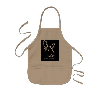 Het afwijzen van Rabbits Apron Kinder Schort