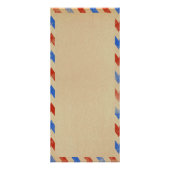 Het  Airmail Wedding Collectie - Menu (Achterkant)