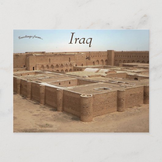 Het Al-Ukhaidir fort in Irak Briefkaart (Voorkant)