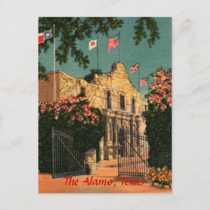 Het Alamo  Texaans Briefkaart