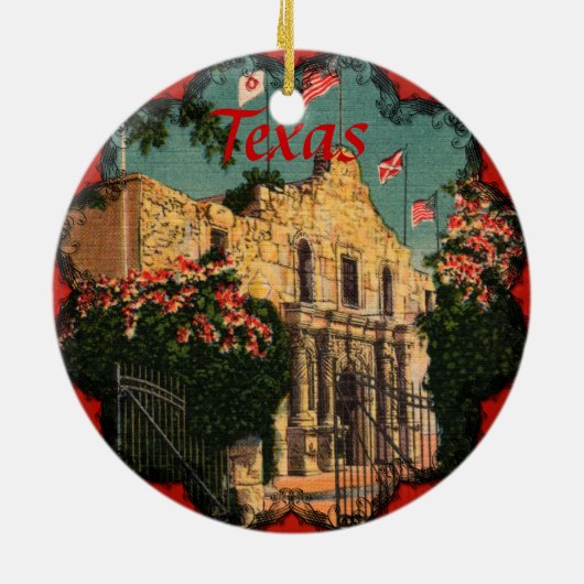 Het Alamo  Texaans Ornament (Achterkant)