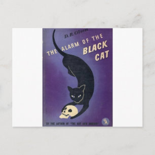 Het alarm van de kat briefkaart