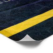 Het alcoholische blauw poster (Hoek)