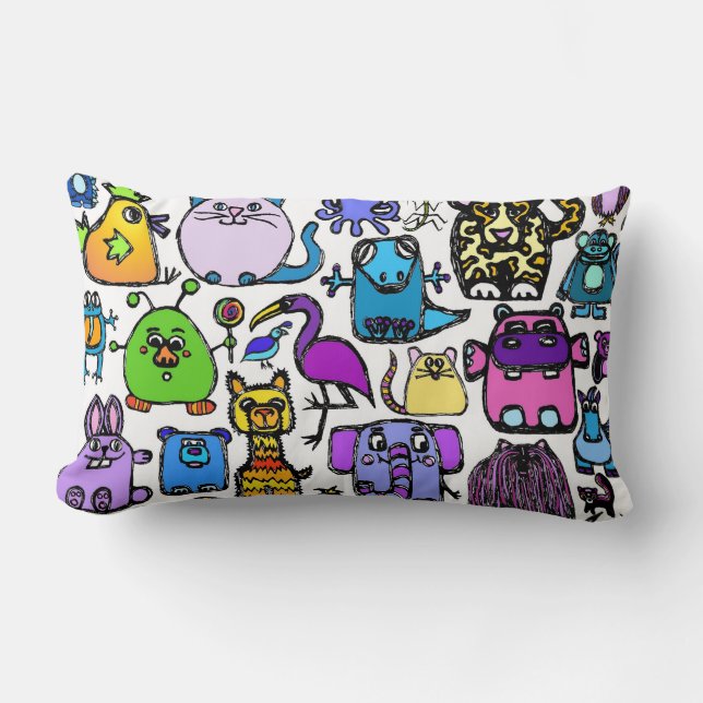 'Het alfabet boek' kussen - Lumbar (Voorkant)