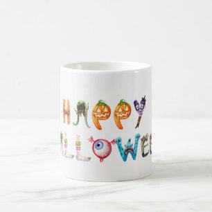 Het alfabet van de monsters koffiemok