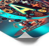 Het alfabet van de wereld poster (Hoek)