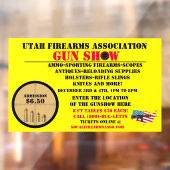 Het algemene Pistool Show Event Gedetailleerd pict Raamsticker (Vel 2)