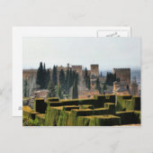 Het Alhambra paleis in Spanje Briefkaart (Voorkant / Achterkant)