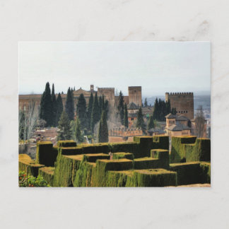 Het Alhambra paleis in Spanje Briefkaart