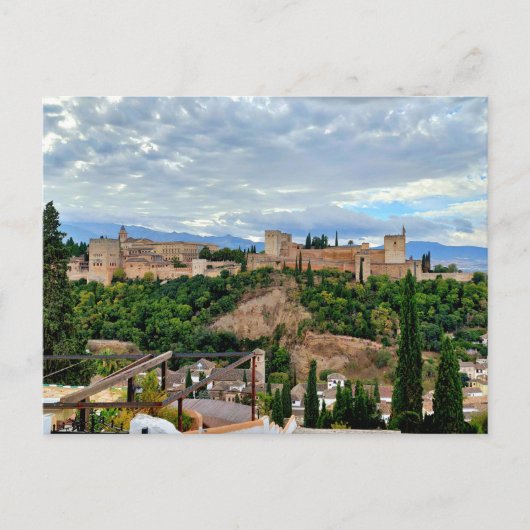Het Alhambra van Granada Spanje Briefkaart (Voorkant)