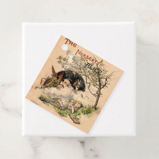 Het Alice 1890  Wonderland Hoesje Bedankjes Labels (In situ)