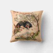 Het Alice 1890 Wonderland Hoesje Kussen (Achterkant)