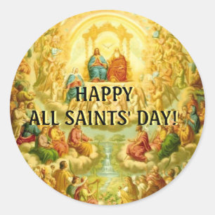 HET ALL SAINTS DAY FEEST FESTIVAL RONDE STICKER