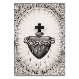 Het Allerheiligst Hart van Jezus Symbool van het G Kaart