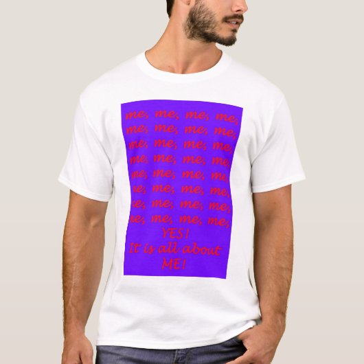 HET ALLES OVER MIJ T-SHIRT (Voorkant)