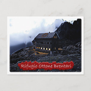 Het - alpenhut Ottone Brentari - Dolomiti - Briefkaart