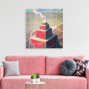 Het altaar   Mikalojus Ciurlionis   Canvas Afdruk
