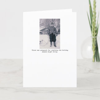 Het altijd Voorbereide Wenskaart van de Vakantie Feestdagen Kaart