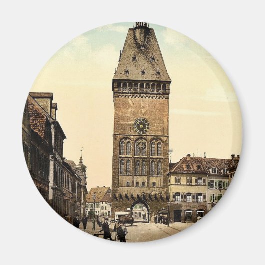 Het Altportel, Speyer, de Rijn, Duitsland, zeldzam Magneet (Voorkant)