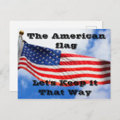Het American Flag Briefkaart (Voorkant / Achterkant)