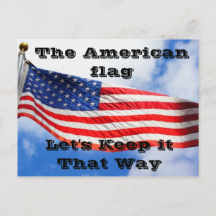 Het American Flag Briefkaart