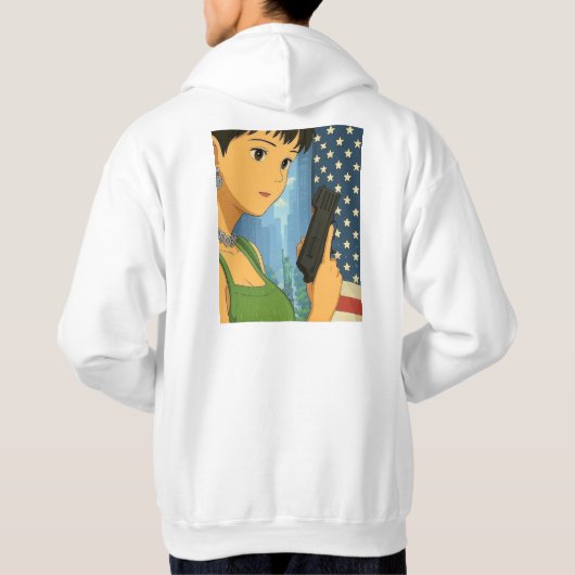 Het Amerika dat ik wil! Hoodie (Achterkant)