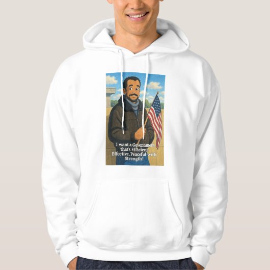 Het Amerika dat ik wil! Hoodie (Voorkant)