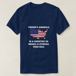 Het Amerika van Trump (Morele Vrije Val) - Een Mis T-shirt