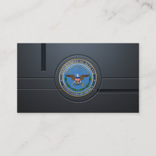 Het Amerikaanse ministerie van Defensie (DOD) Embl Visitekaartje