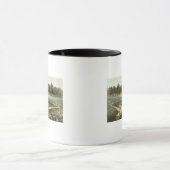 Het Amerikaanse nationale spel van honkbal Mok (Midden)