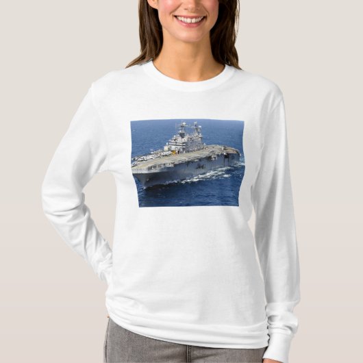 Het amfibieschip USS Peleliu T-shirt (Voorkant)