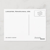 Het Amish-land Briefkaart (Achterkant)