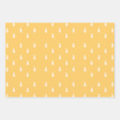 Het  anananassepatroon van de Retro  Inpakpapier Vel (Voorkant 2)