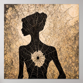 Het andere kant vierkante Poster