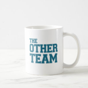 Het andere team (blauw) koffiemok