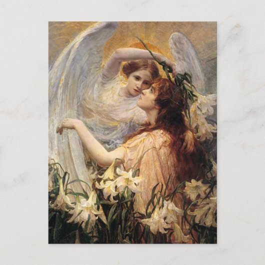 Het Angels Bericht Briefkaart (Voorkant)