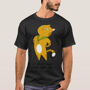 Het Ani t Easy Woring Spint effect Kitten Kitty Ca T-shirt