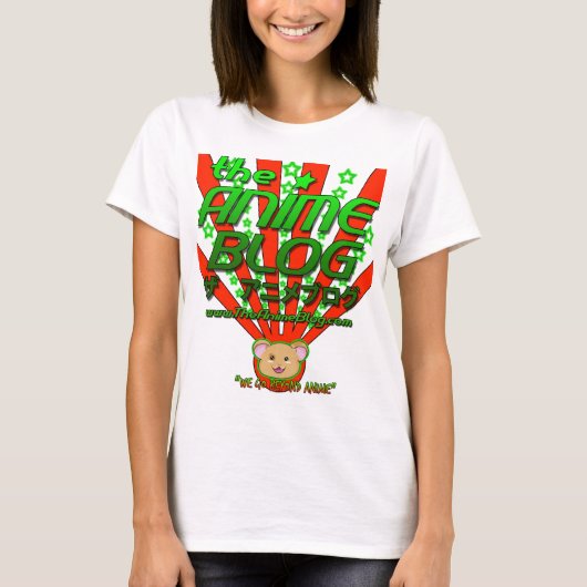 Het Anime blog t T-shirt (Voorkant)