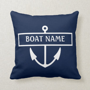 Het Anker van de Naam van de boot Kussen