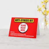 Het anti Wenskaart van de Uitrusting van de Kaart (Gele Bloem)