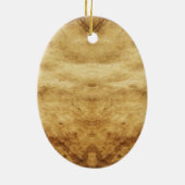 Het Antiek perkamentegment VITRUVIAN MAN Keramisch Ornament (Achterkant)