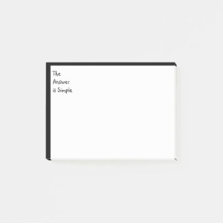Het antwoord is de Eenvoudige Nota's van de Inspir Post-it® Notes