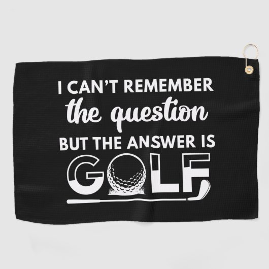 Het antwoord is Golf Golfhanddoek (Horizontaal)