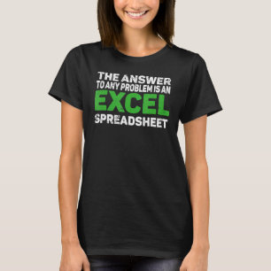 Het antwoord op om het even welk probleem is een s t-shirt
